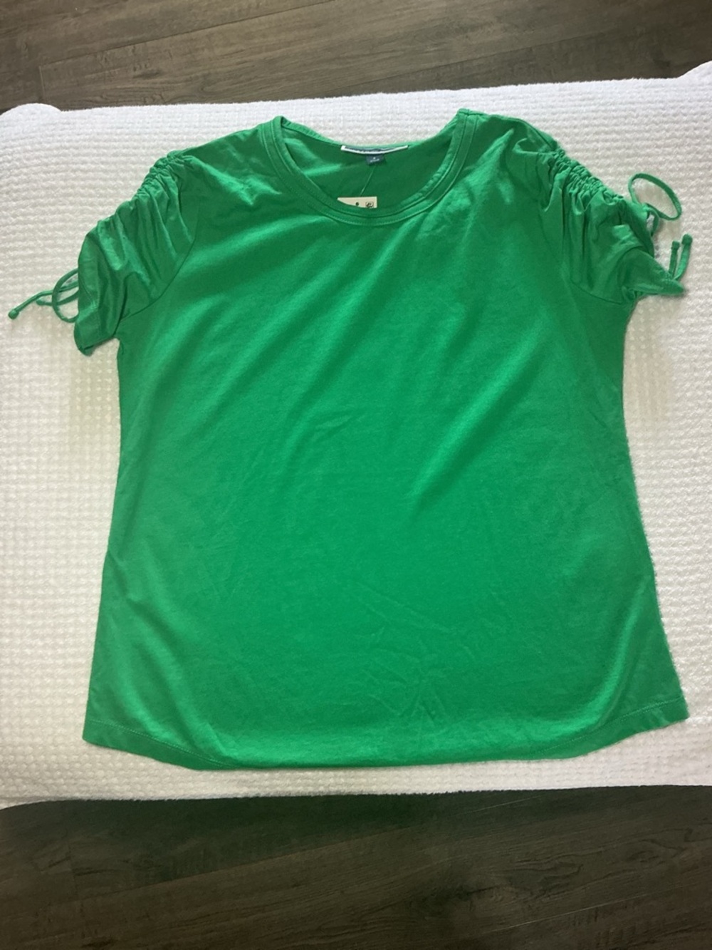 Karen Scott Vibrant Green Short Sleeve Top